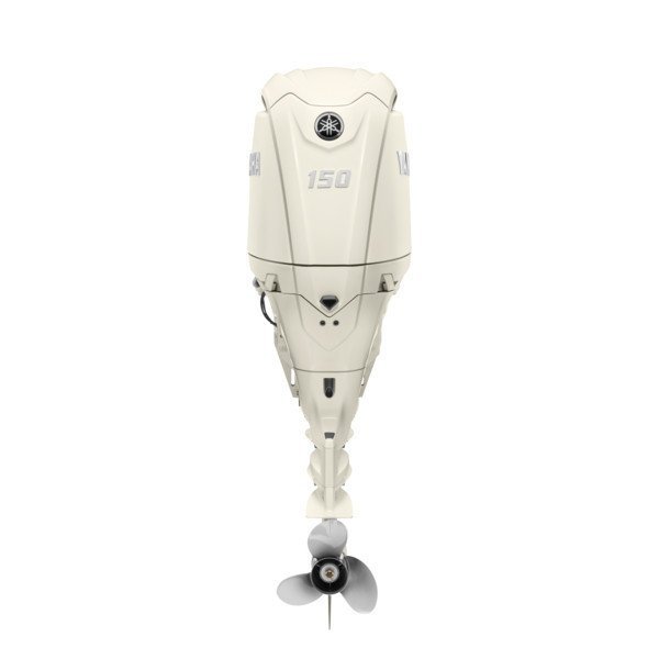 Yamaha 150hp DEC Outboard Motor 25" Shaft Standard Rotation Classic White F150XSA4 - Image 3