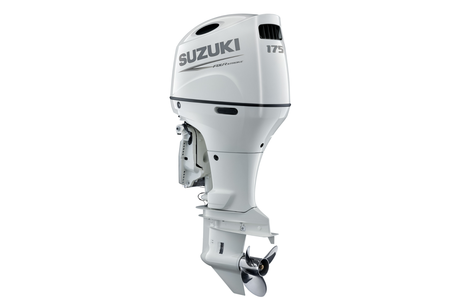 Suzuki DF175A 175HP 4-Stroke Outboard Motor – Long (20″) Shaft, Electric start view 2