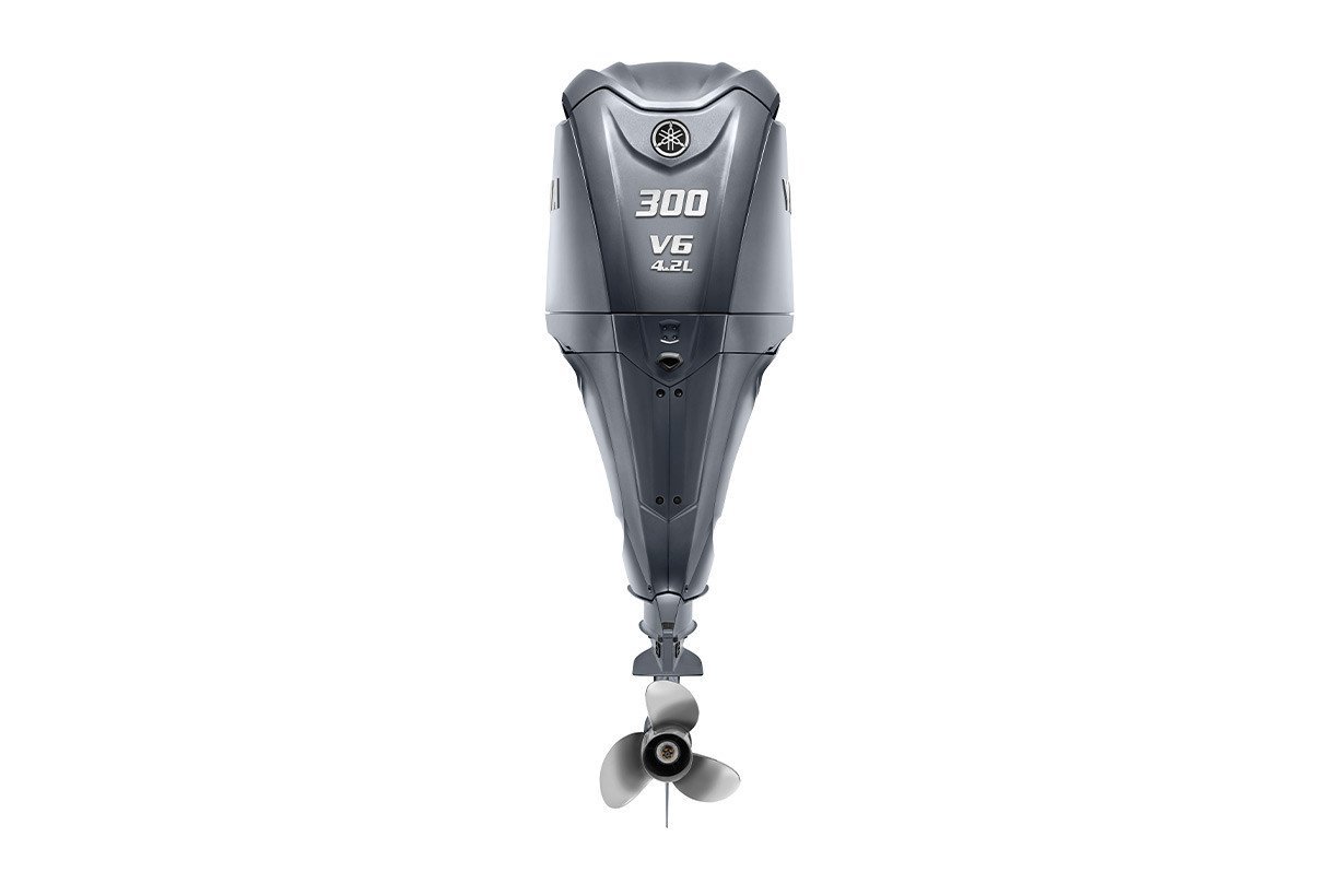 Yamaha 300hp DEC Outboard Motor 35" Shaft Standard Rotation Grey F300ECB - Image 2