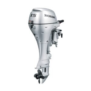 Honda 15hp Portable Outboard | Tiller, Electric and Manual Start, 20″ Shaft | BF15D3LHS