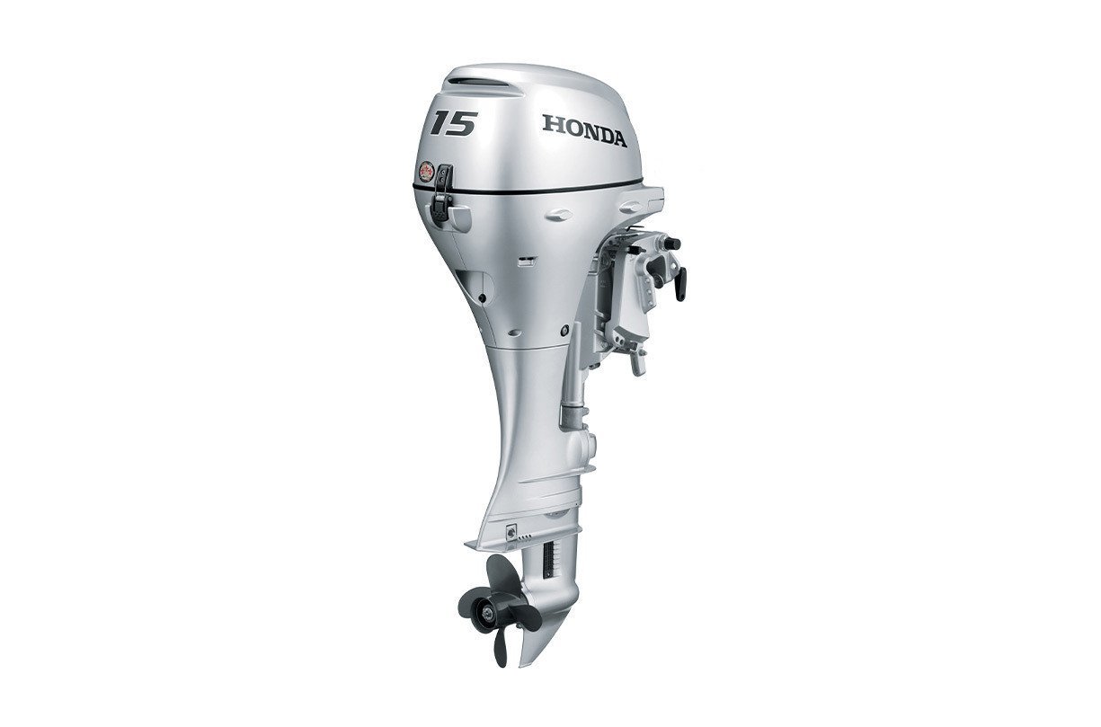 Honda 15hp Power Thrust Portable Outboard | Remote Mechanical, Electric and Manual Start, 25″ Shaft | BFP15D3XRT view 4