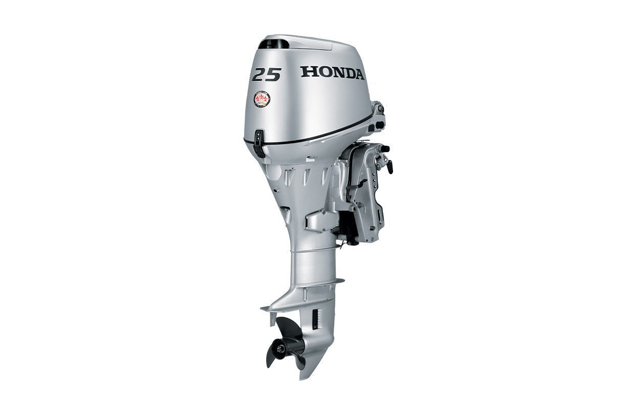 Honda 25hp Outboard | Remote Mechanical, Electric Start, 20″ Shaft | BF25D3LRG view 2