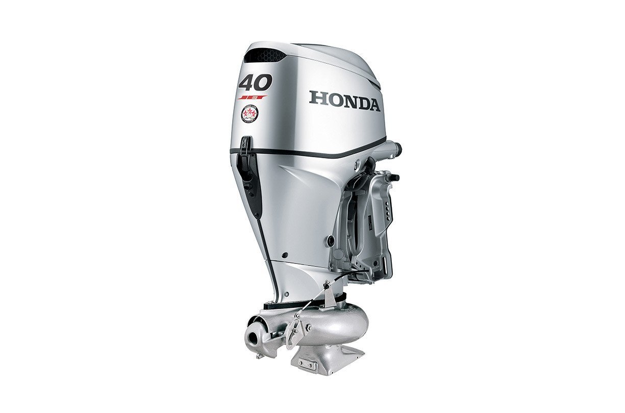 Honda 40hp Outboard | Remote Mechanical, Electric Start, 20″ Shaft | BF40D4LRTA view 2