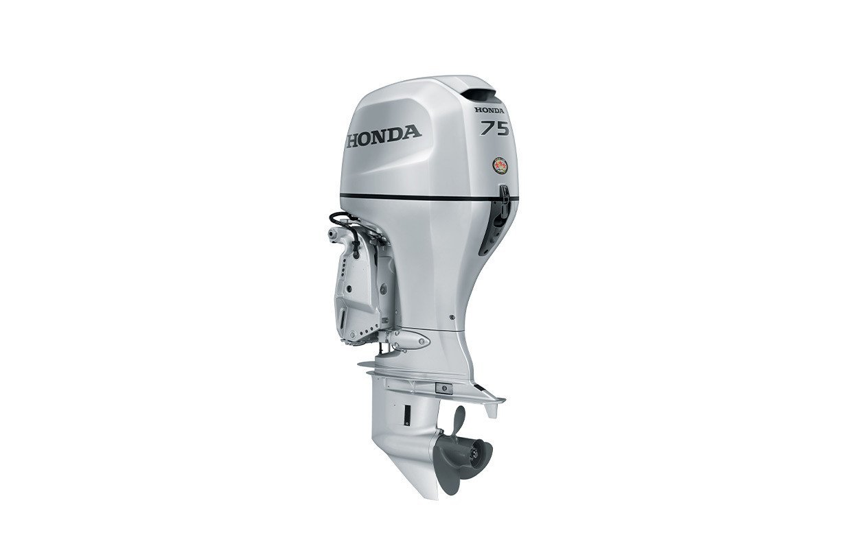Honda 75hp Outboard | Remote Mechanical, Electric Start, 20″ Shaft | BF75D4LRTA view 2
