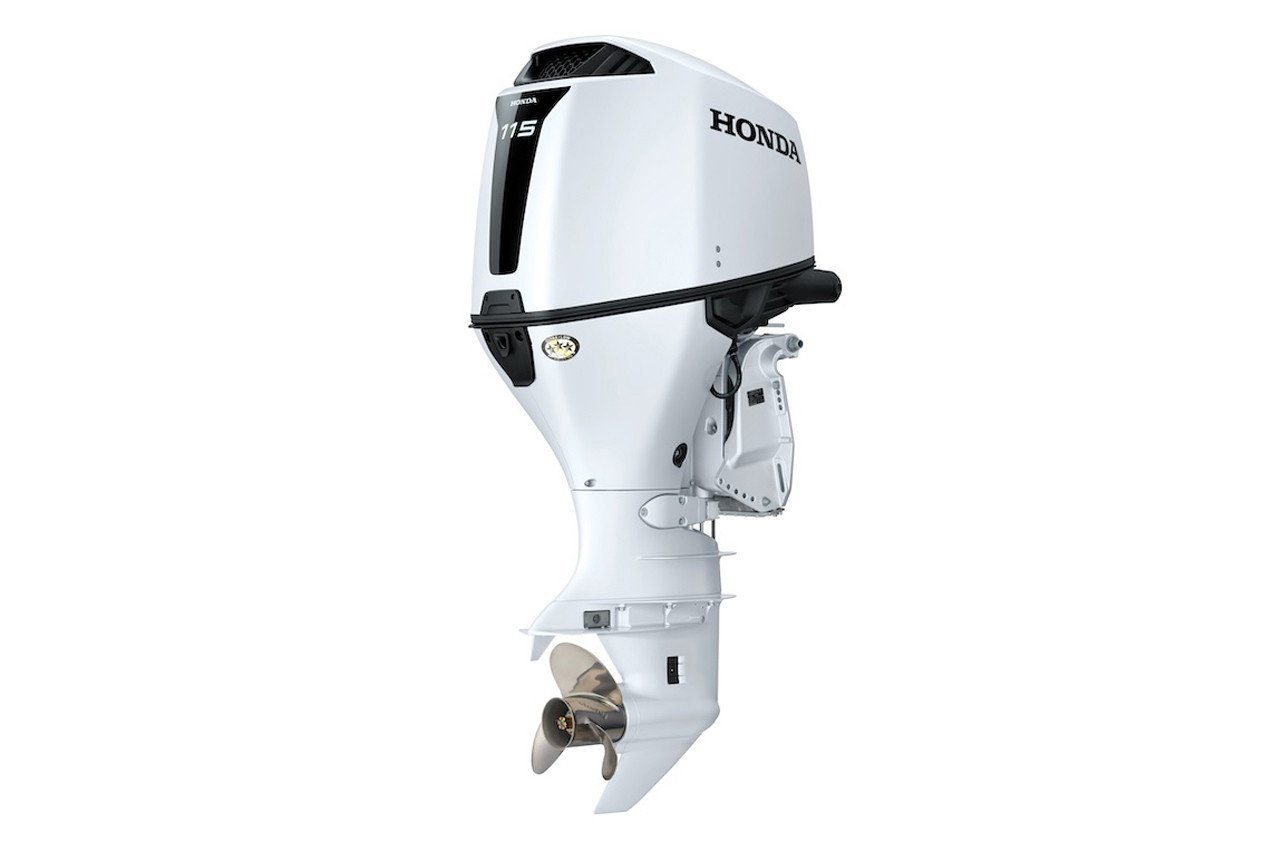 Honda 115hp White iST Outboard | Intelligent Shift and Throttle, Electric Start, 25″ Shaft | BF115JK1XDA