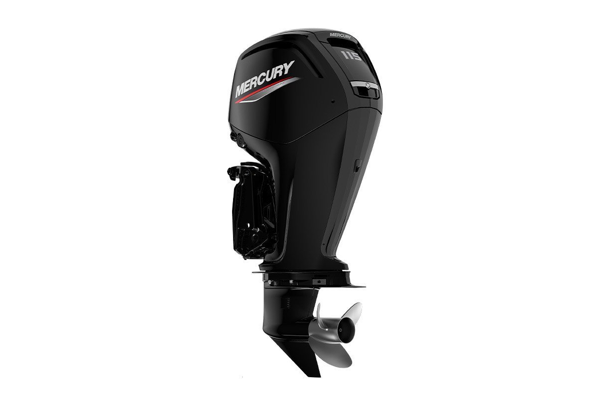 Mercury 115hp EFI Outboard – Remote Mechanical, Electric Start, 25″ Shaft – 115EXLPT