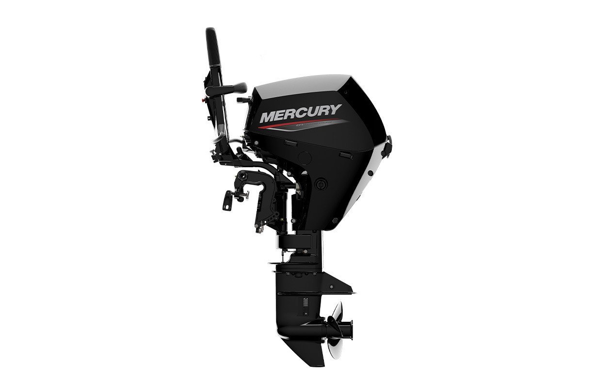 Mercury 15hp EFI Outboard | Tiller, Manual Start, 15" Shaft | 15MH - Image 2