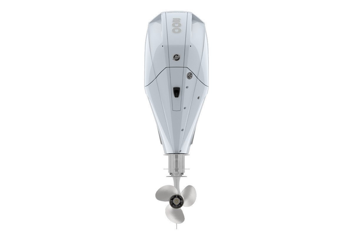 Mercury 200HP 4-Stroke Outboard | Remote Mechanical | 20″ Long | White | mercury-200hp-white-outboard-200l view 3