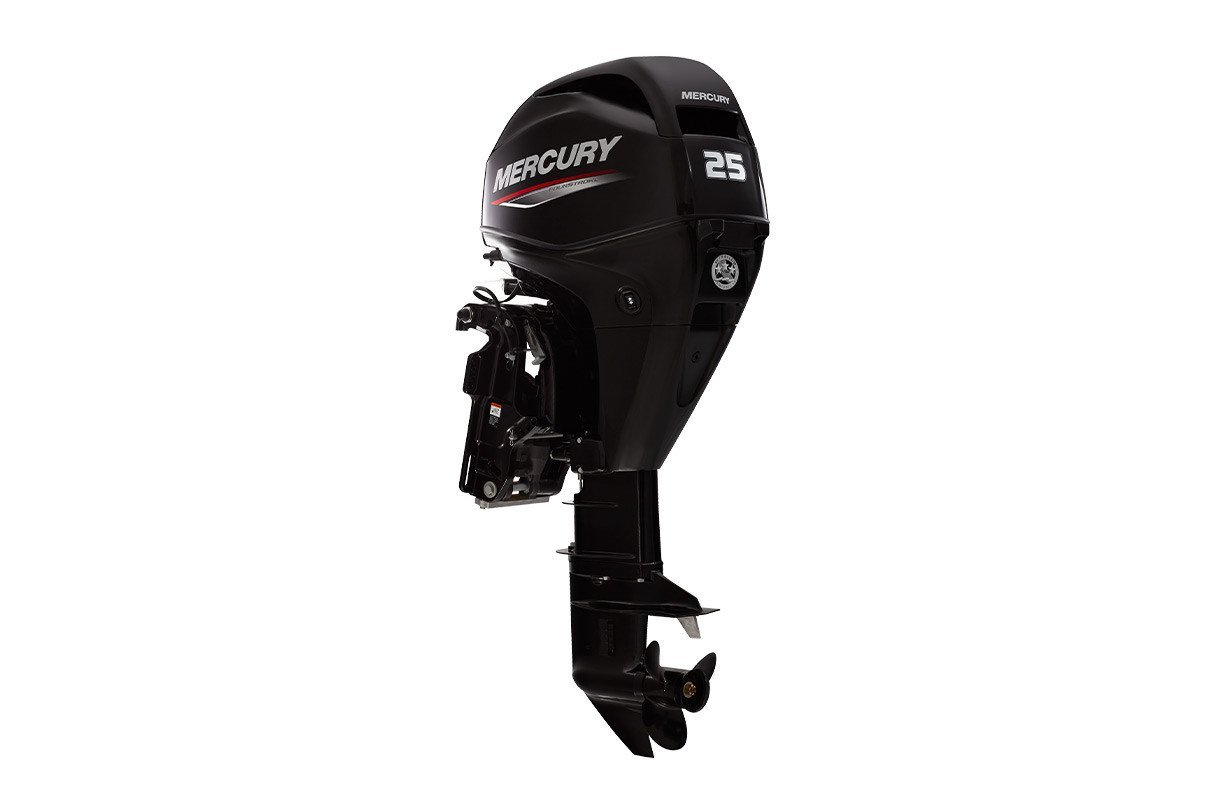 Mercury 25hp EFI Outboard – Remote Mechanical, Electric Start, 20″ Shaft – 25ELPT