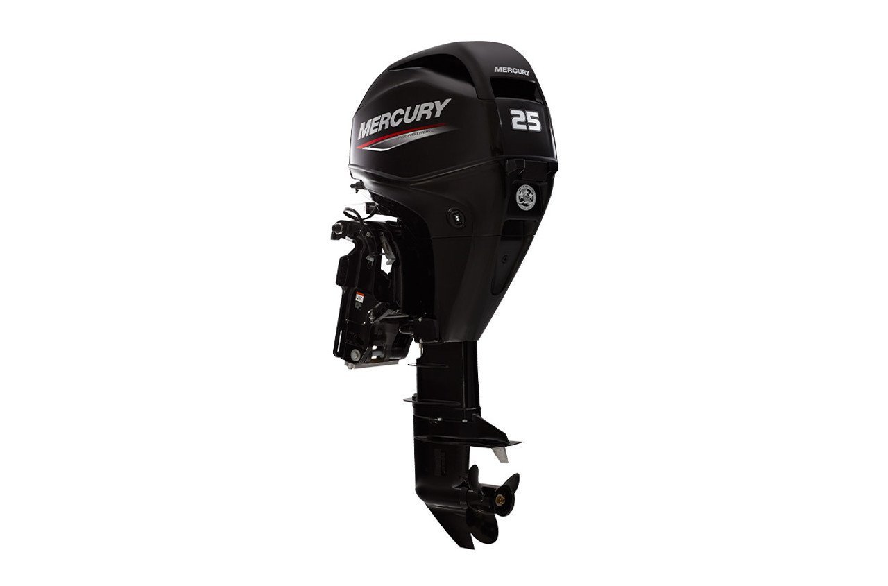 Mercury 25hp EFI Outboard – Remote Mechanical, Electric Start, 15″ Shaft – 25EPT