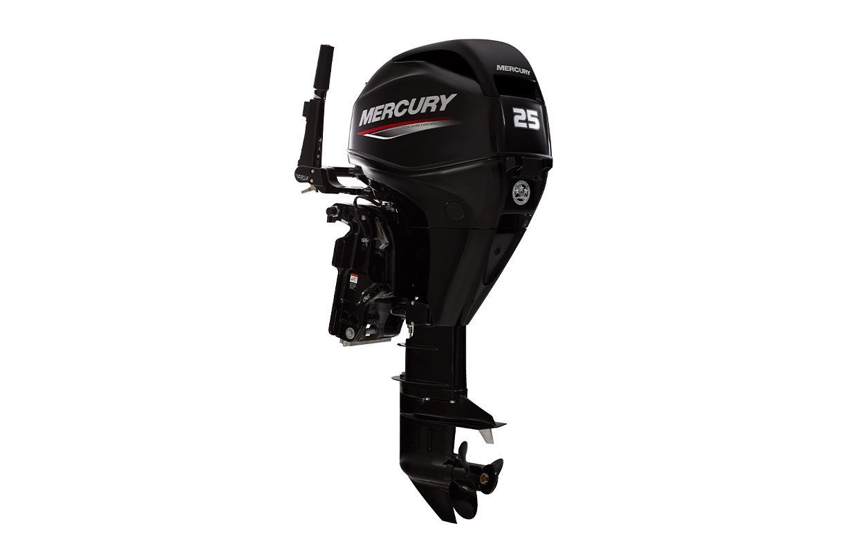 Honda 25hp Outboard | Tiller, Electric Start, 15″ Shaft | BF25D3SHG view 3