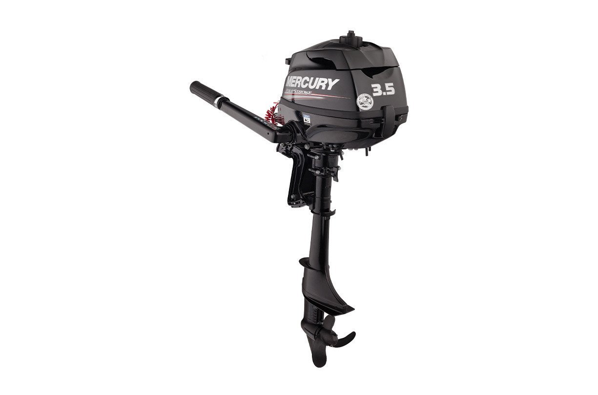 Mercury 3.5hp Outboard | Tiller, Manual Start, 20" Shaft | 3.5MLH