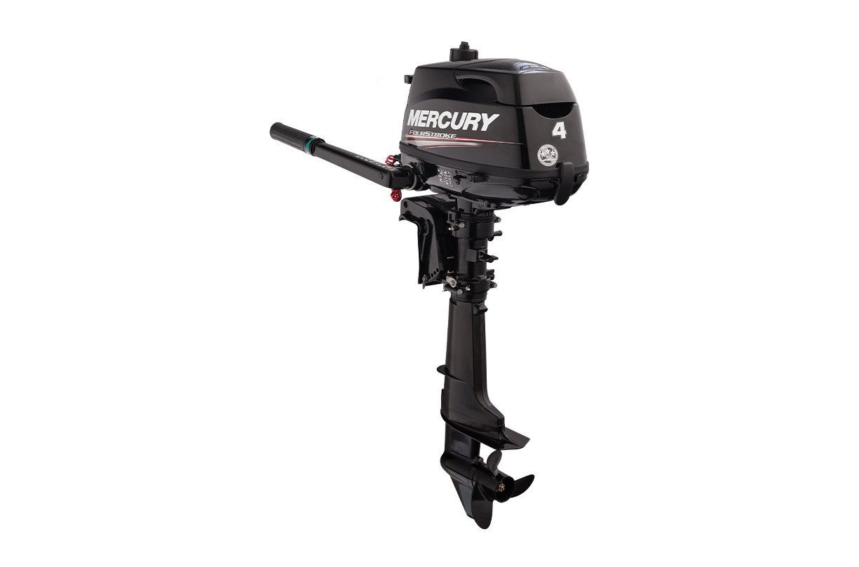 Mercury 4hp Outboard | Tiller, Manual Start, 15" Shaft | 4MH