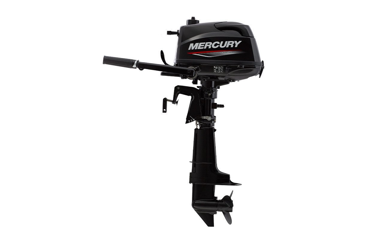 Mercury 4hp Outboard | Tiller, Manual Start, 15" Shaft | 4MH - Image 2