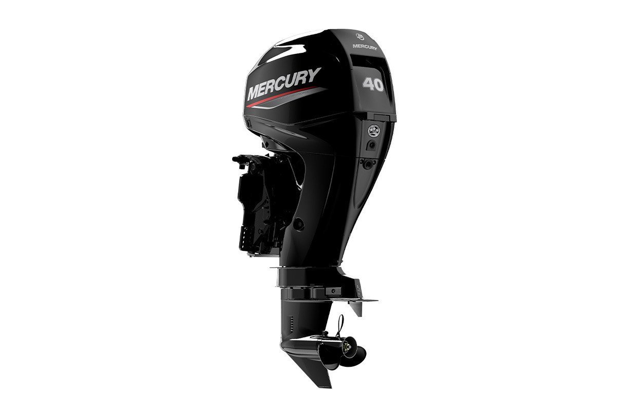 Mercury 40hp Command Thrust Outboard – Remote Mechanical, Electric Start, 20″ Shaft – 40ELPT