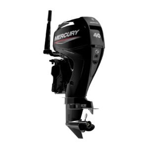 Mercury 40hp EFI Outboard – Tiller, Electric Start, 20″ Shaft – 40ELHPT