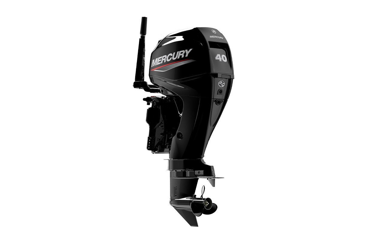 Honda 40hp Outboard | Tiller, Electric Start, 20″ Shaft | BF40D4LHA view 3