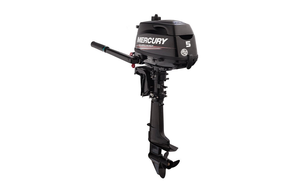 Mercury 5hp Outboard | Tiller, Manual Start, 15" Shaft | 5MH