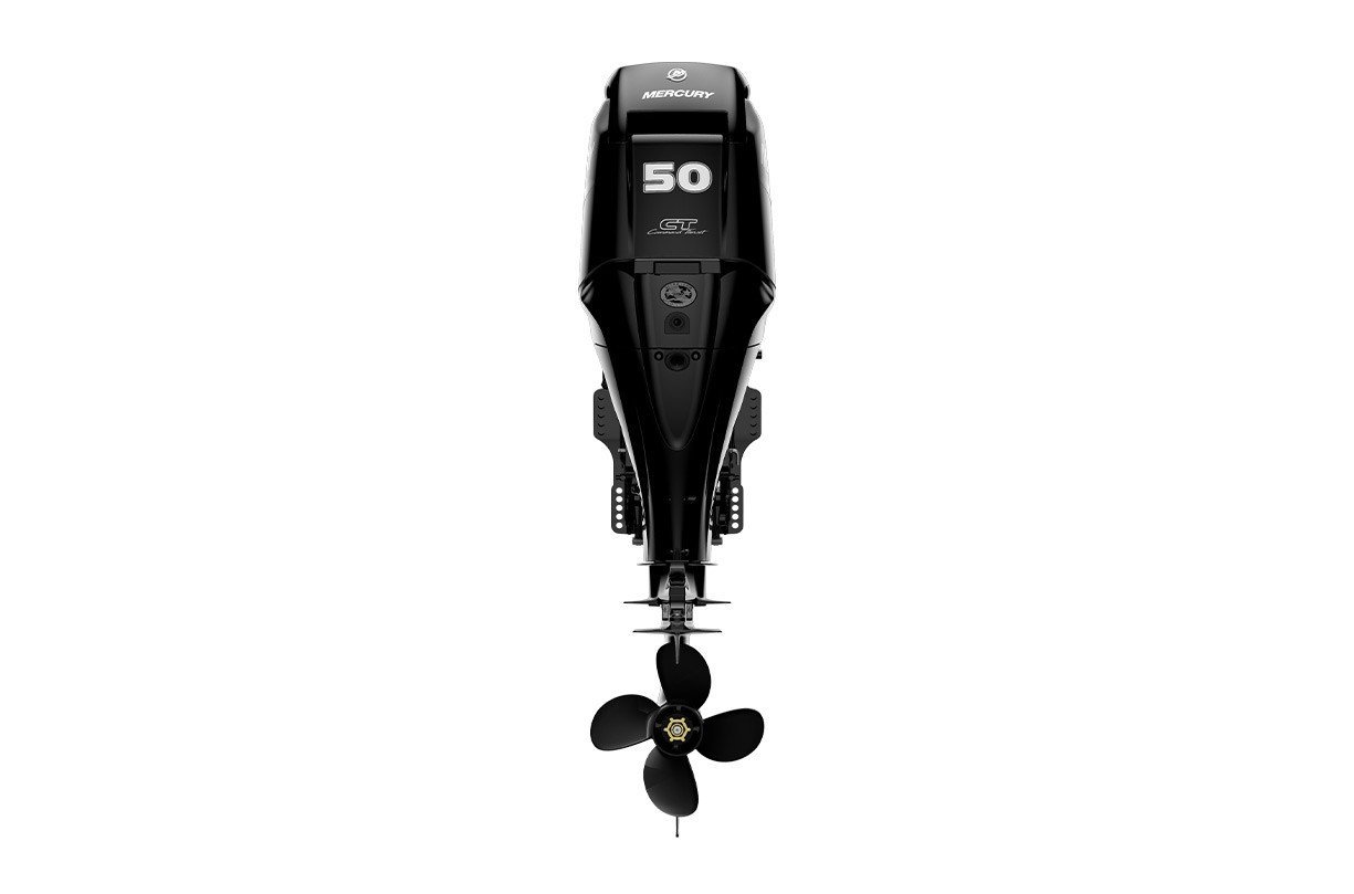 Mercury 50hp Command Thrust Outboard – Tiller, Electric Start, 20″ Shaft – 50ELHPT view 3