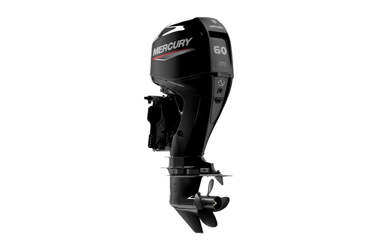 Mercury 60hp Command Thrust Outboard – Remote Mechanical, Electric Start, 20″ Shaft – 60ELPT
