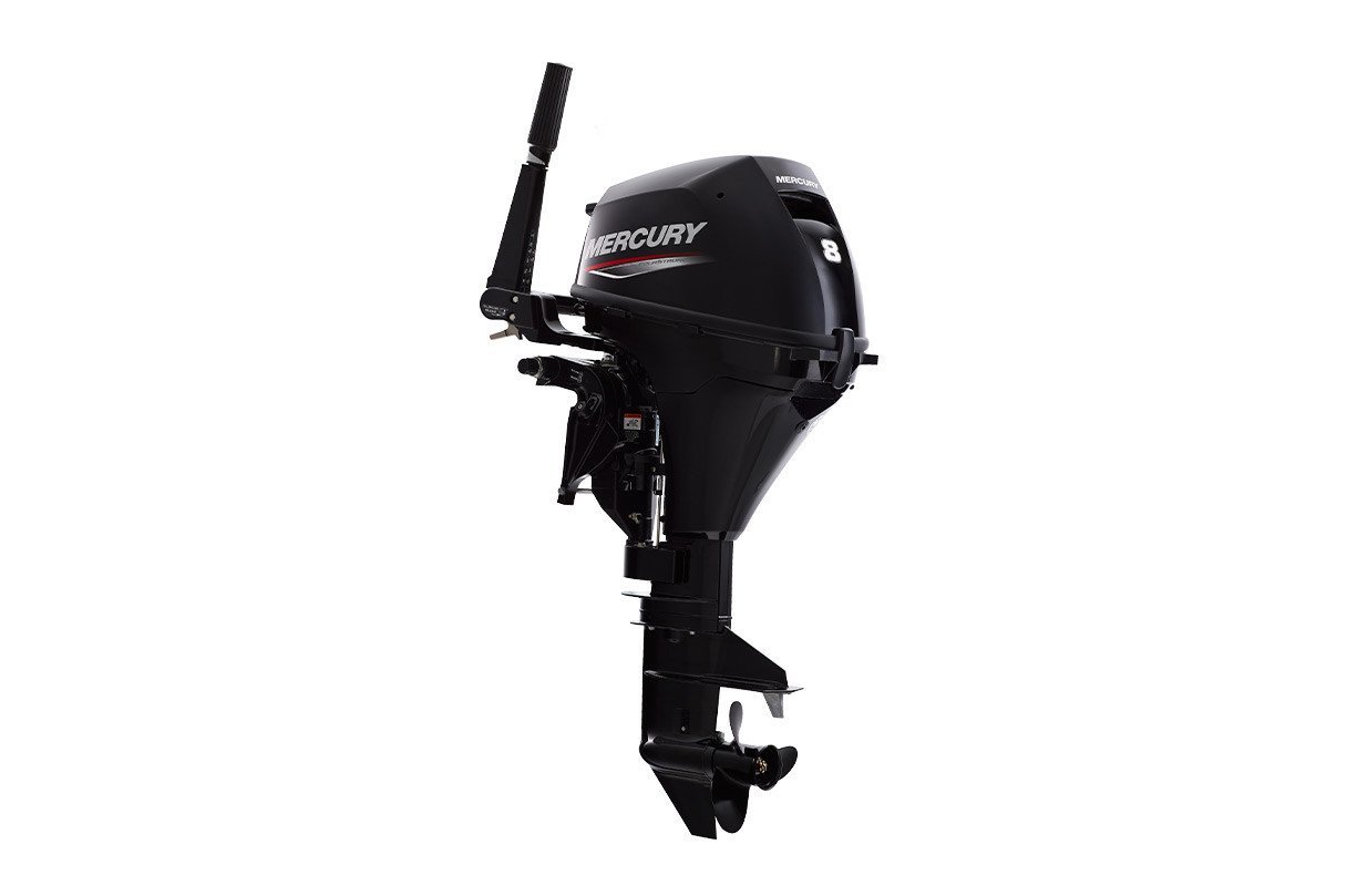 Mercury 8hp Outboard | Tiller, Manual Start, 15" Shaft | 8MH