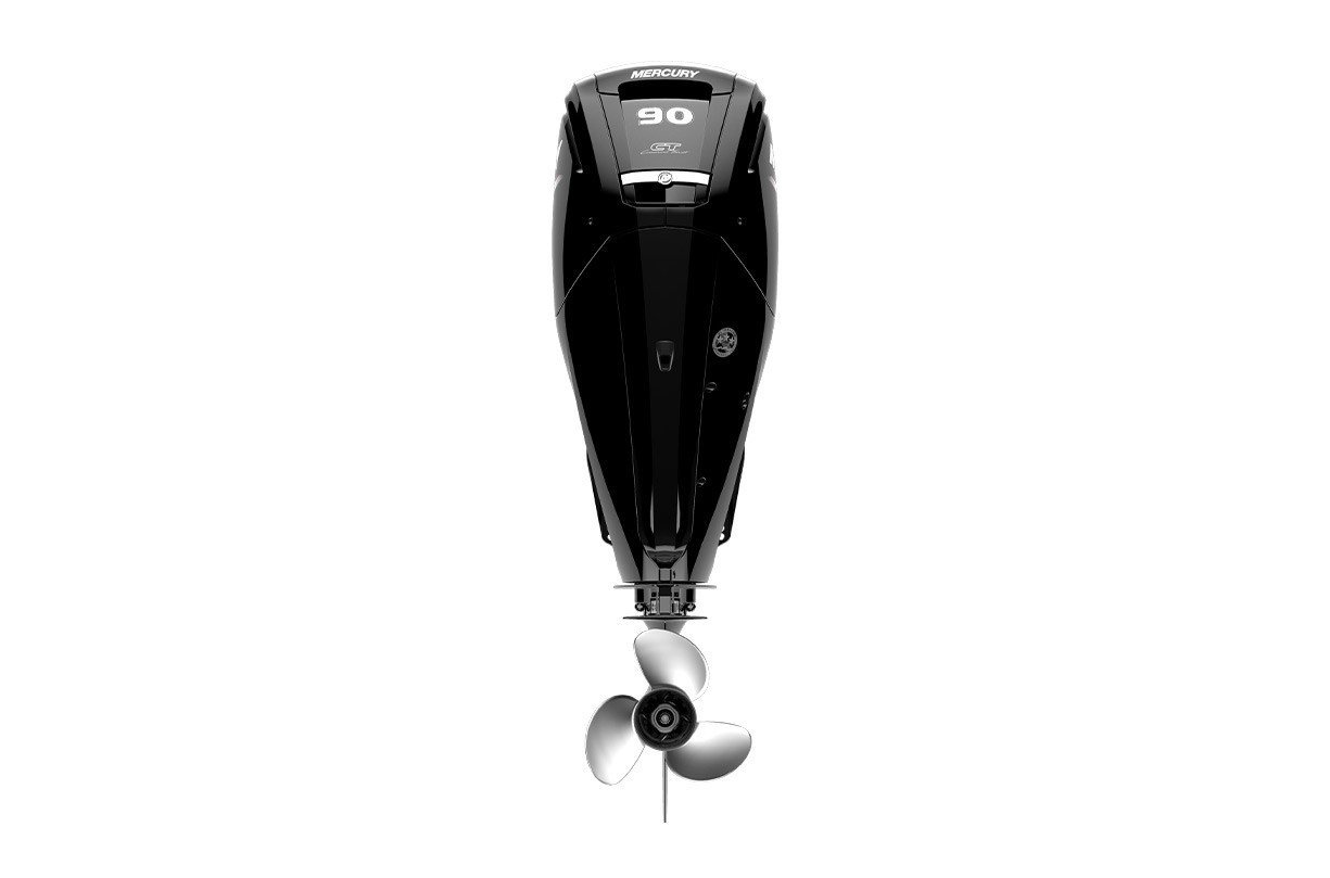 Mercury 90hp Command Thrust Outboard – Remote Mechanical, Electric Start, 25″ Shaft – 90EXLPT view 3