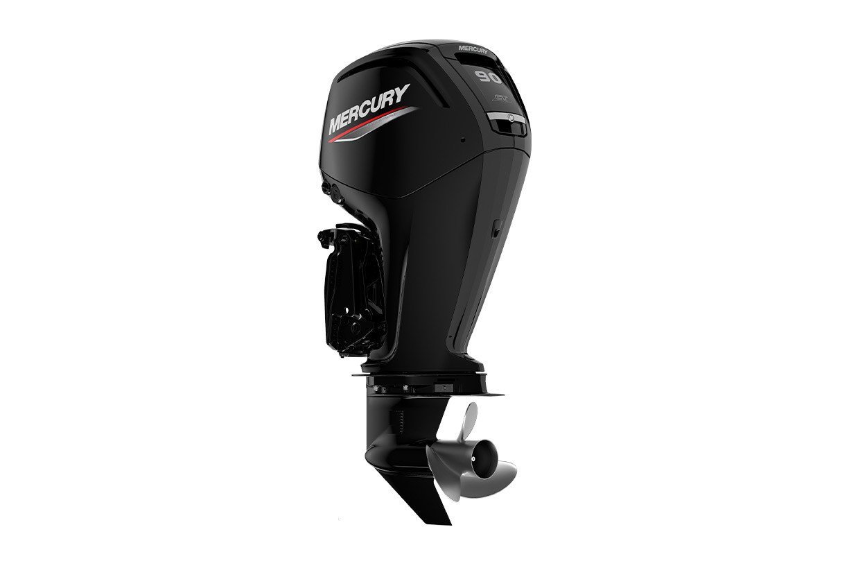 Mercury 90hp Command Thrust Outboard – Remote Mechanical, Electric Start, 20″ Shaft – 90ELPT