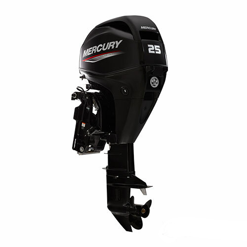Mercury 25hp EFI Outboard – Remote Mechanical, Electric Start, 20″ Shaft – 25EL