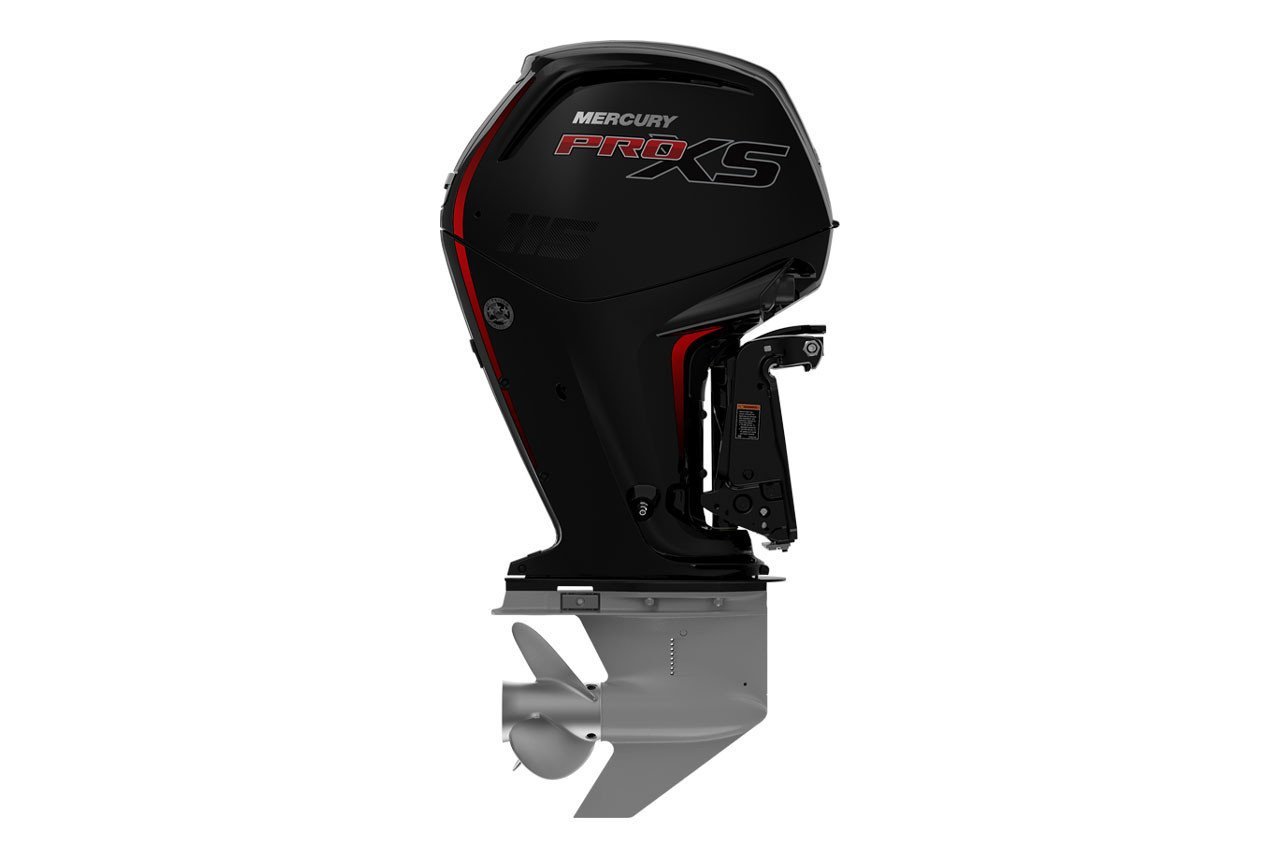 Mercury Pro XS 115hp EXLPT Outboard – Remote Mechanical, Electric Start, 25″ Shaft – 115EXLPT view 2