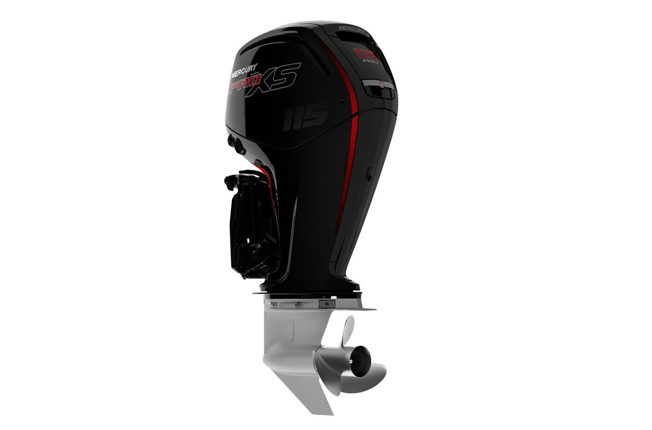 Mercury Pro XS 115hp EXLPT Outboard – Remote Mechanical, Electric Start, 25″ Shaft – 115EXLPT