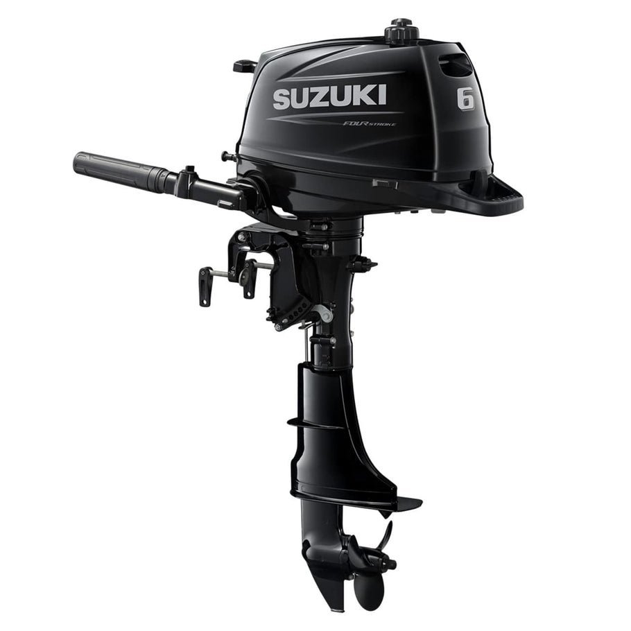 Suzuki DF6A 6HP 4-Stroke Outboard Motor – Short (15″) Shaft, Manual start view 2