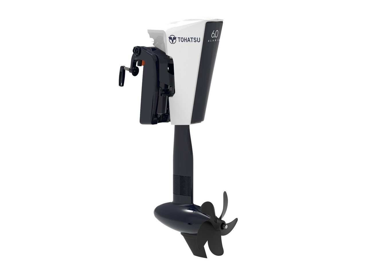 Tohatsu Alaris Electric Outboard | MEP6.0APTL | 9.9hp Equivalent, Remote Control, 20" Shaft - Image 2