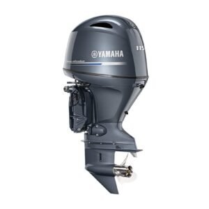 Yamaha 115hp Standard Outboard Motor 25" Shaft Standard Rotation Grey F115XB