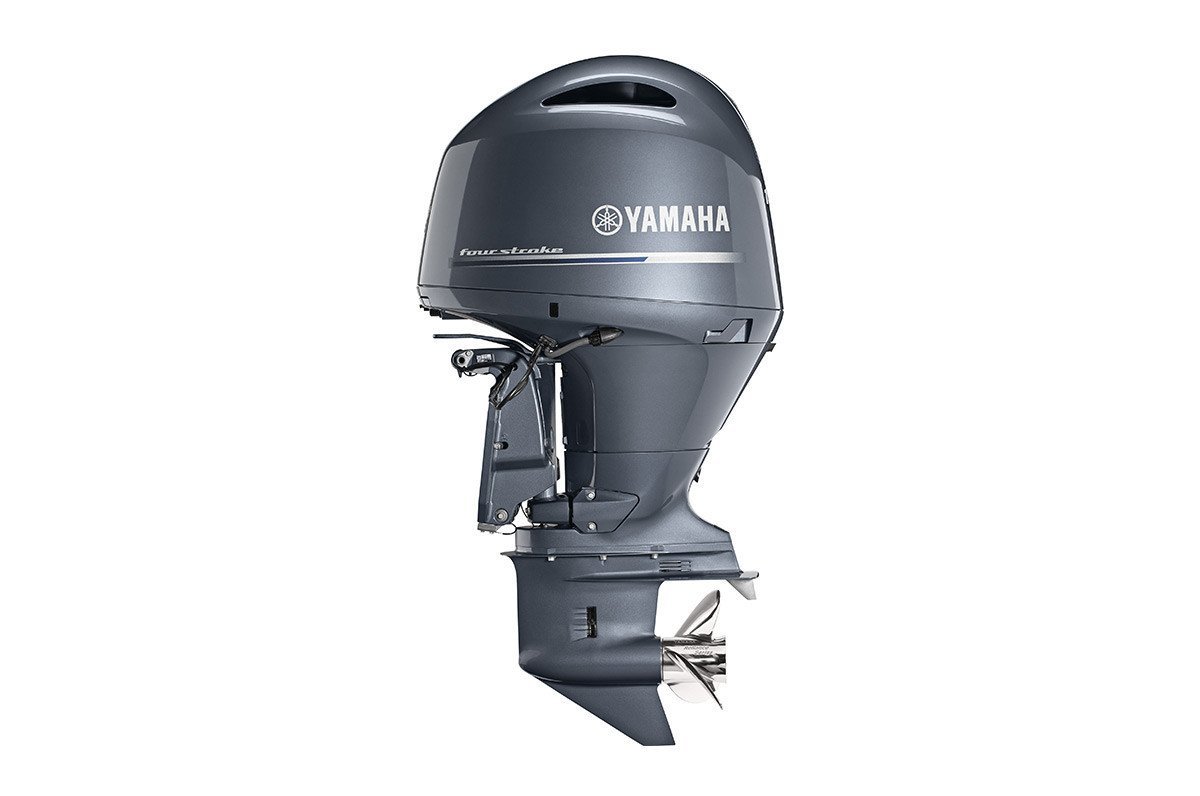 Yamaha 150hp DEC Outboard Motor 25" Shaft Counter Rotation Grey LF150XSA - Image 2