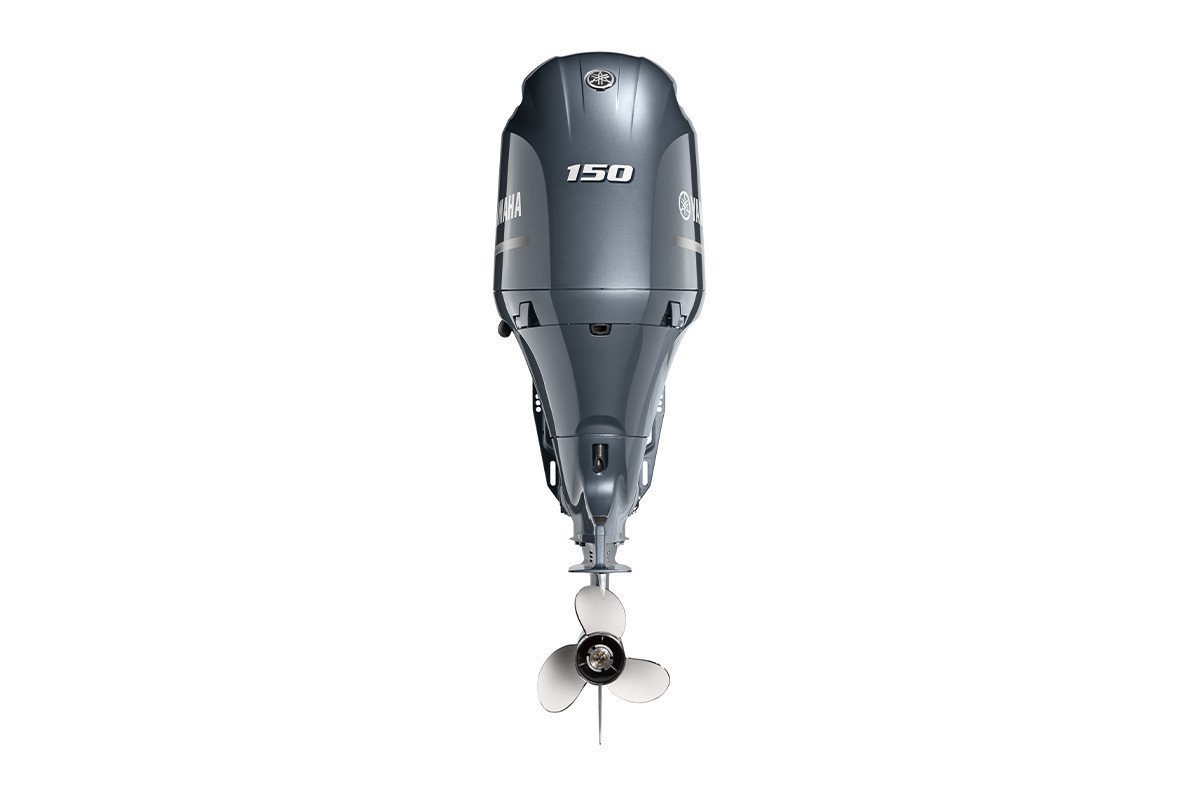 Yamaha 150hp DEC Outboard Motor 25" Shaft Counter Rotation Grey LF150XSA - Image 3