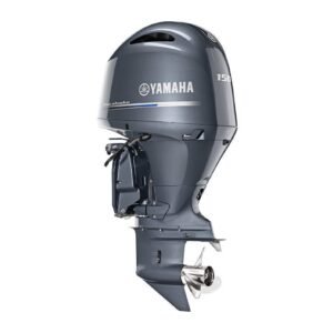 Yamaha 150hp DEC Outboard Motor 25" Shaft Counter Rotation Grey LF150XSA