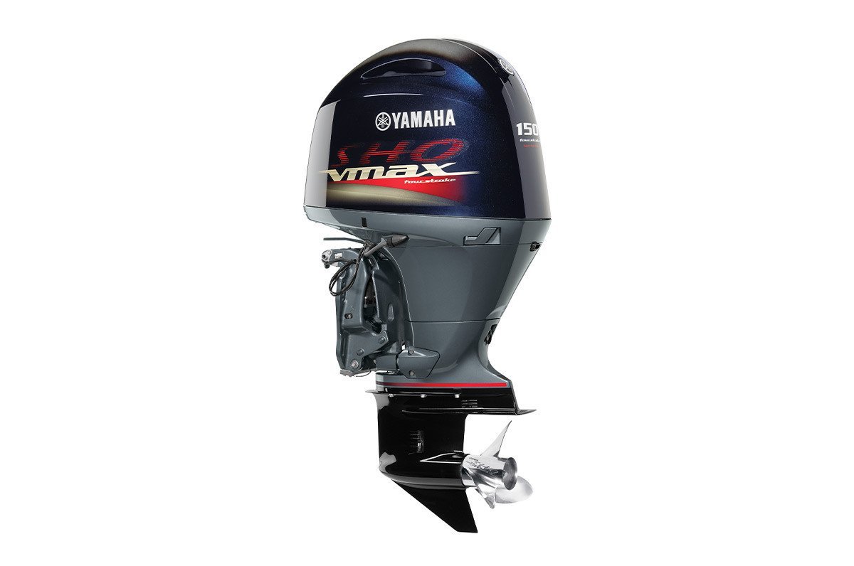 Yamaha 150hp V MAX SHO Outboard Motor 25" Shaft Standard Rotation Grey VF150XB