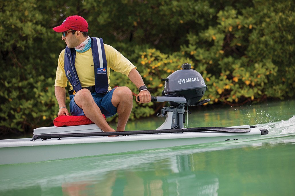 Yamaha 2.5HP 4-Stroke Outboard | Tiller | Manual Start | 15″ Short | F2.5SMHB view 4