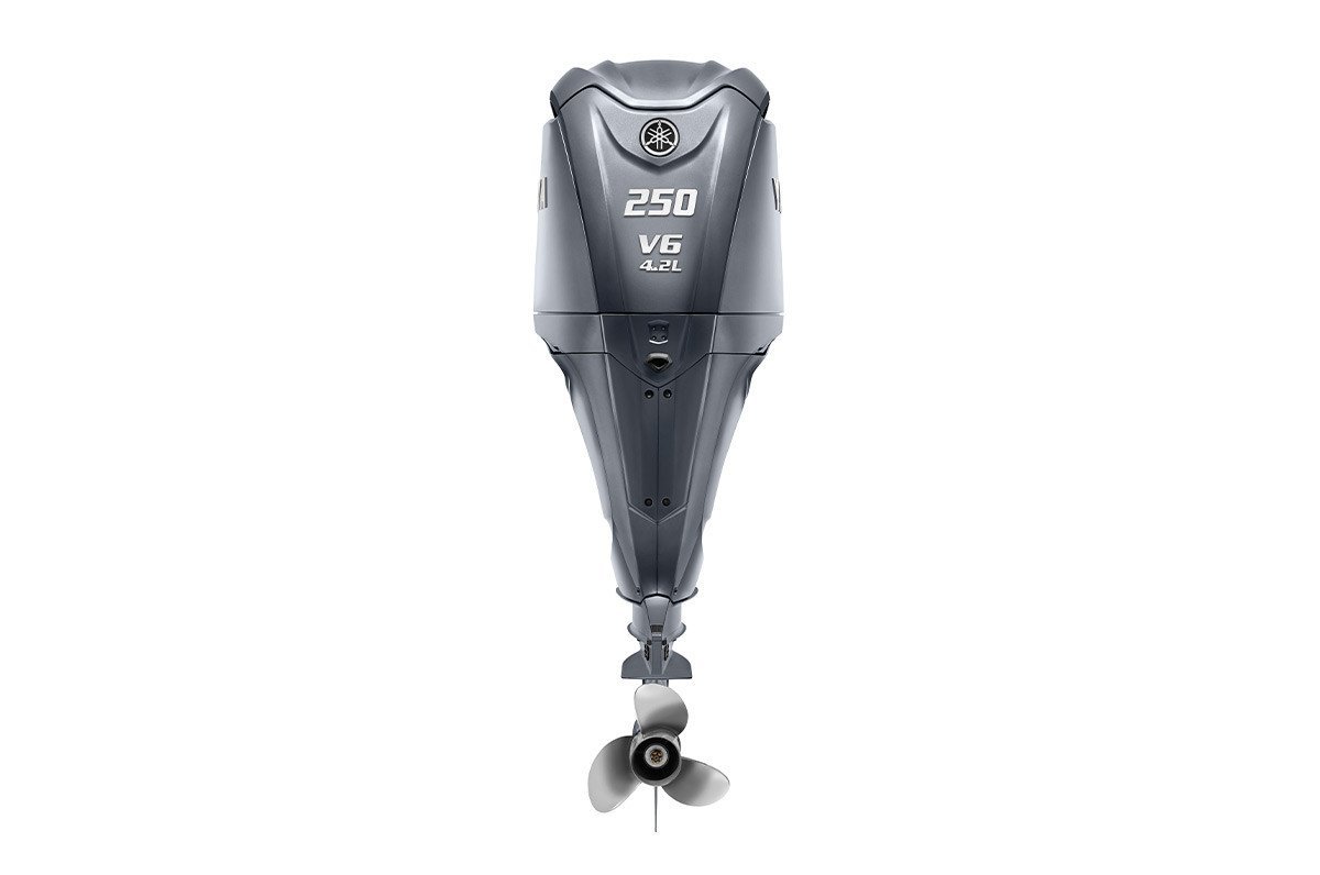 Yamaha 250hp Standard Outboard Motor 25" Shaft Counter Rotation Grey LF250XB - Image 3