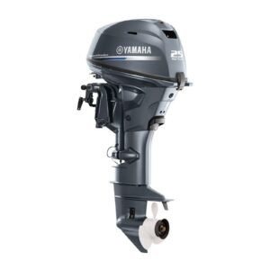 Yamaha 25HP 4-Stroke Outboard Motor | Remote Mechanical Steering | Electric + Manual Start | Manual | 15" Short | Model F25SWC