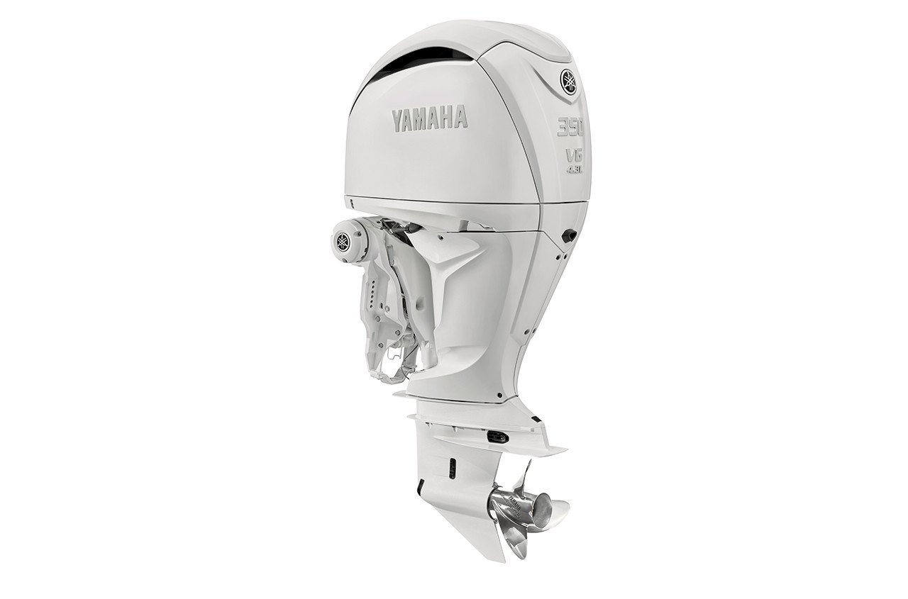 Yamaha 350hp DEC Outboard Motor 30" Shaft Standard Rotation White F350USA2