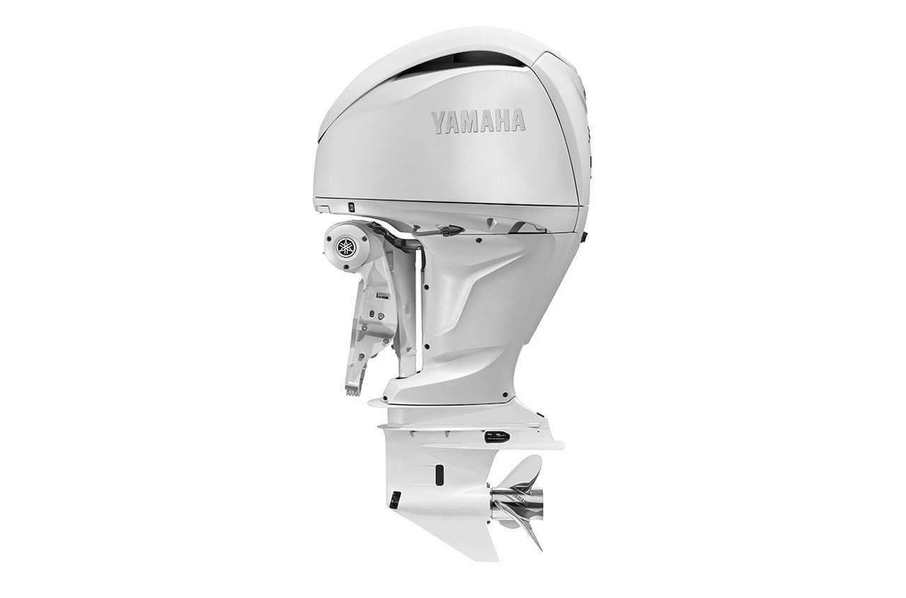Yamaha 350hp DEC Outboard Motor 25" Shaft Counter Rotation White LF350XSA2