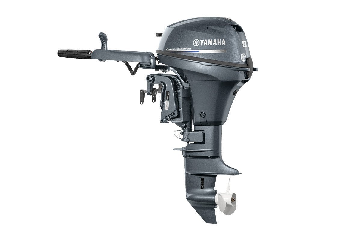Yamaha 8HP 4-Stroke Outboard Motor | Tiller Steering | Manual Start | 15" Short | Model F8SMHB