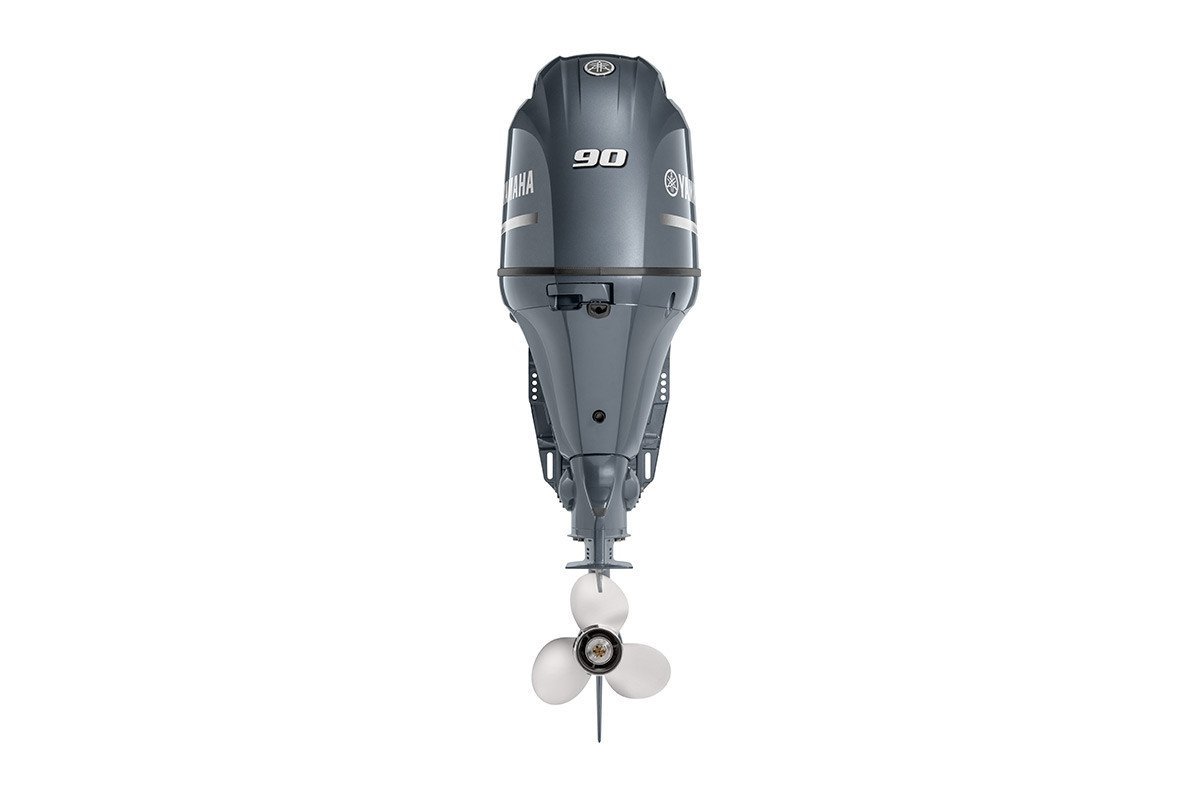 Yamaha 90hp Standard Outboard Motor 25" Shaft Standard Rotation Grey F90XB - Image 3