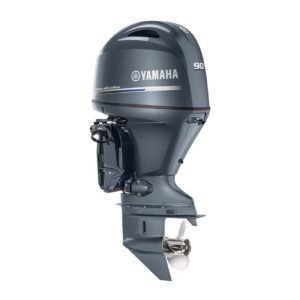 Yamaha 90hp Standard Outboard Motor 25" Shaft Standard Rotation Grey F90XB
