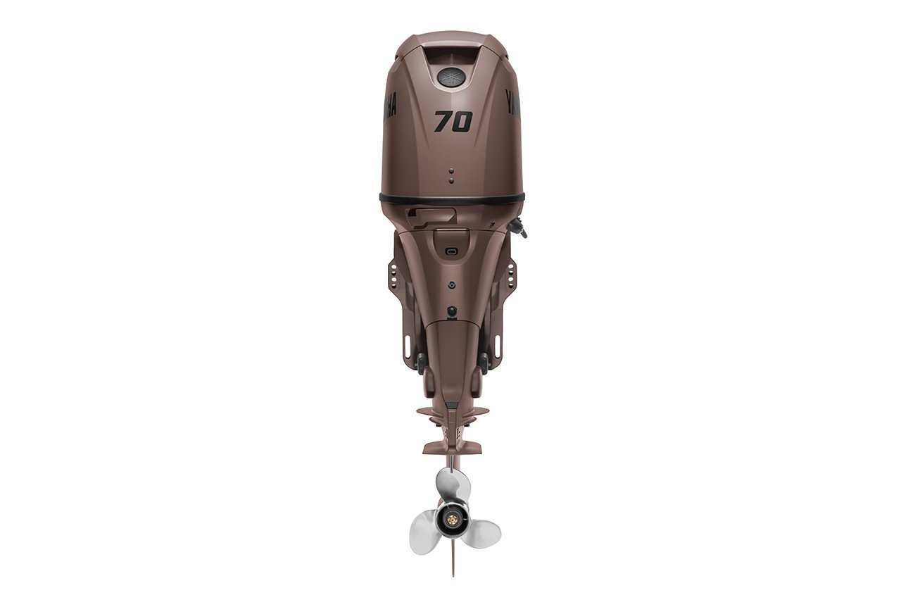 Yamaha 70hp Midrange Outboard Motor 20" Shaft Standard Rotation Matte Brown F70LB3 MB - Image 3