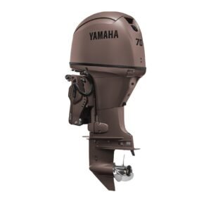 Yamaha 70hp Midrange Outboard Motor 20" Shaft Standard Rotation Matte Brown F70LB3 MB