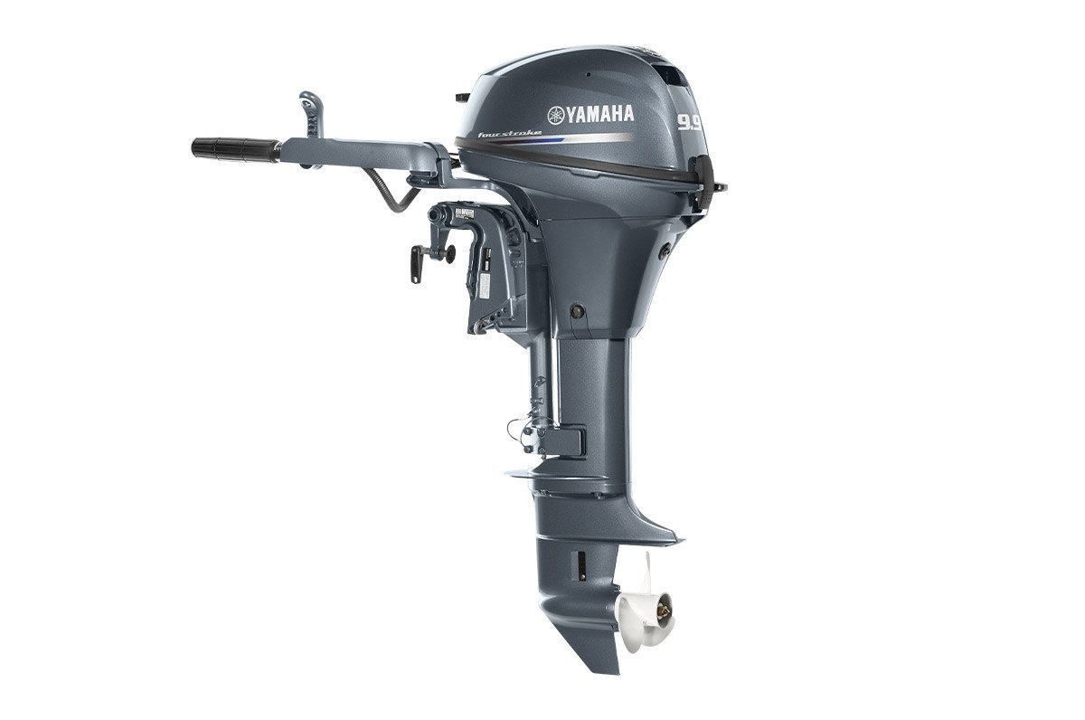 Yamaha 9.9HP 4-Stroke Outboard Motor | Tiller Steering | Manual Start | 20" Long | Model F9.9LMHB