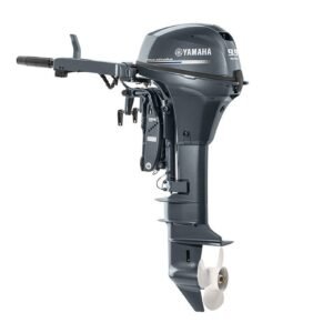 Yamaha 9.9HP High Thrust 4-Stroke Outboard Motor | Tiller Steering | Electric + Manual Start | 20" Long | Model T9.9LWHB