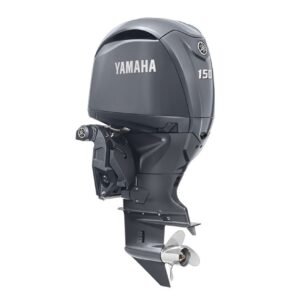 Yamaha 150hp Standard Outboard Motor 25" Shaft Standard Rotation Grey F150XD